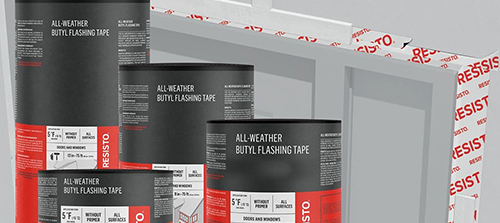 resisto all weather butyl flashing tape product