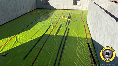 STEGOHOME® 15-MIL VAPOR BARRIER Basement Radon