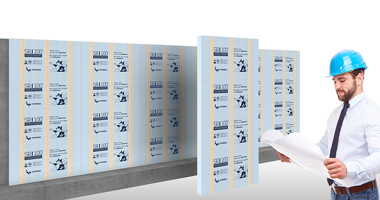 styrorail SR100 insulation